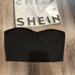 Shein black tube top